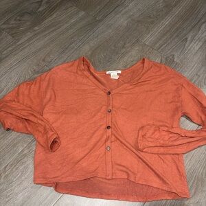 Caution To The Wind Button Down sweater